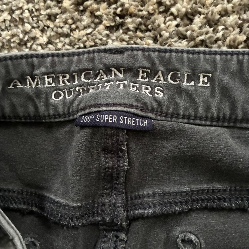 American Eagle 360 Super Stretch Women's 10 Gray Hi-Rise Jeggings - Picture 2 of 4